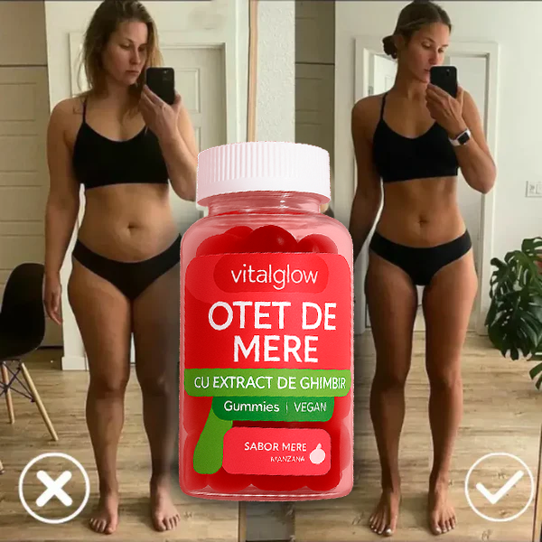 Ofertă 1+1 GRATIS – VitaGlow Gummies pentru un corp de vis! 🍏