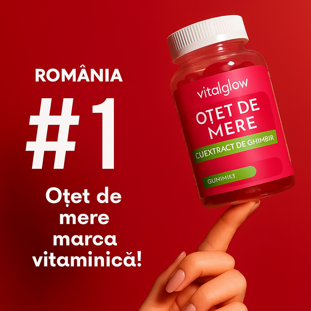 Ofertă 1+1 GRATIS – VitaGlow Gummies pentru un corp de vis! 🍏