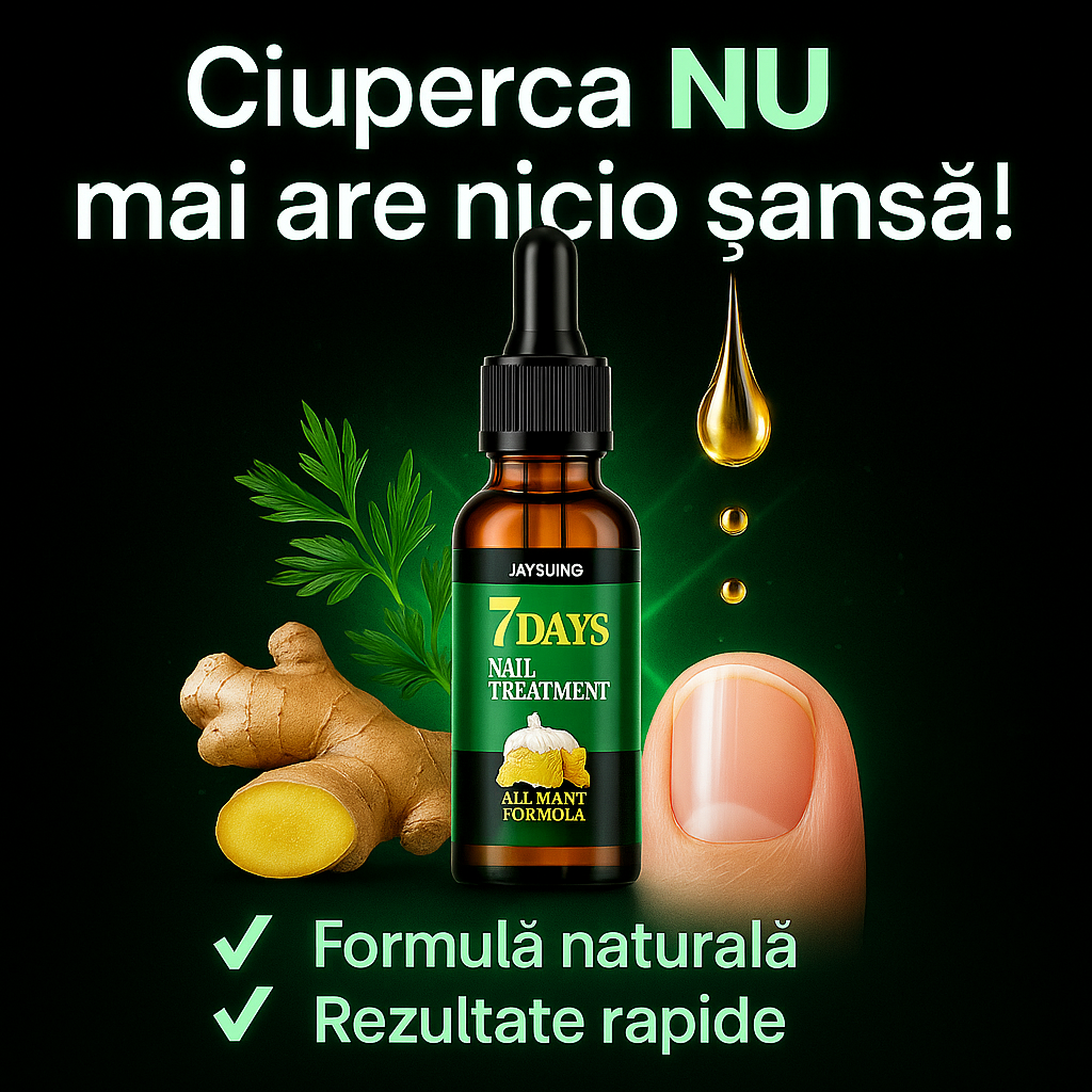 7DAYS® – Unghii curate, sănătoase și fără ciuperci în doar 7 zile!