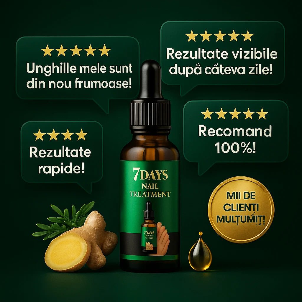 7DAYS® – Unghii curate, sănătoase și fără ciuperci în doar 7 zile!