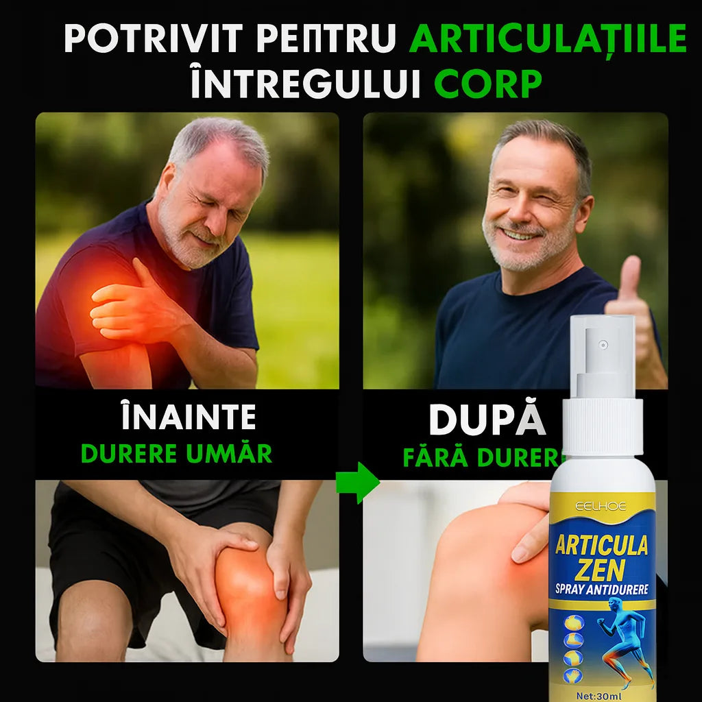 Spray-ul articular care ameliorează durerea în doar 7 zile – peste 3.000 de români îl folosesc deja