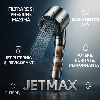 JetMax™ - Transformă dușul zilnic într-un moment de plăcere pură.
