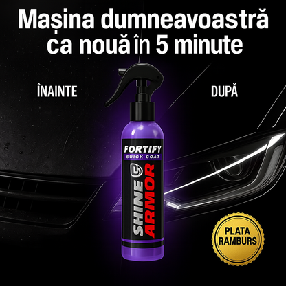 [LEVE 2 ȘI PLĂTEȘTI 1!] Spray-ul CERAMIC care îți transformă mașina în câteva minute – ascunde zgârieturile și redă strălucirea de mașină nouă!