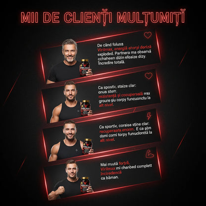 Virilmax™ – Mai multă virilitate și performanță masculină. Nici tu nu te vei recunoaște.