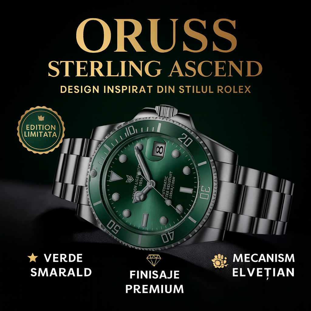 Când toți poartă ceasuri, doar unul face diferența dintre un bărbat obișnuit și un bărbat respectat.