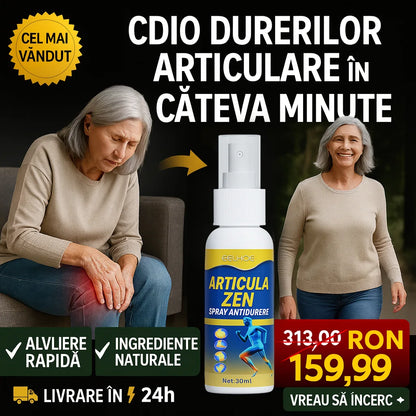 Spray-ul articular care ameliorează durerea în doar 7 zile – peste 3.000 de români îl folosesc deja